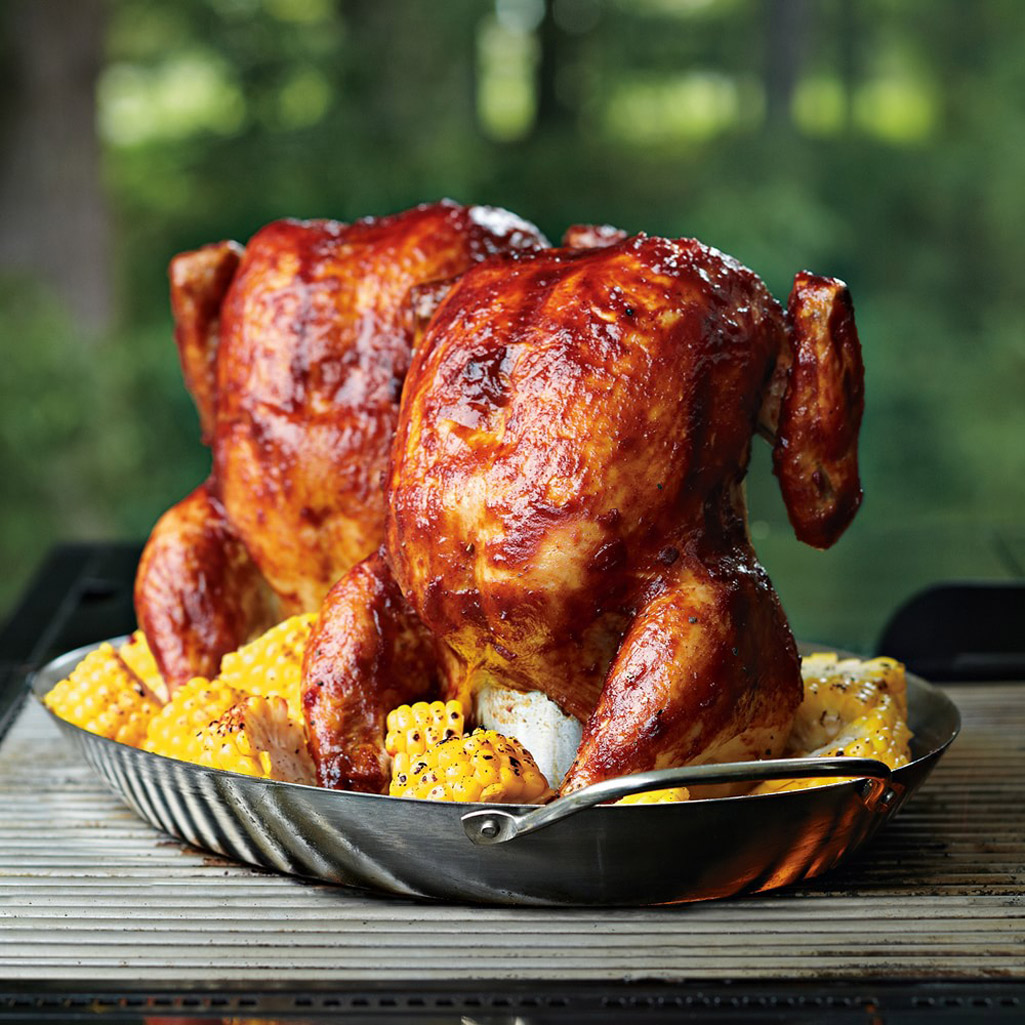 TwoinOne Vertical Chicken Roasting Pan