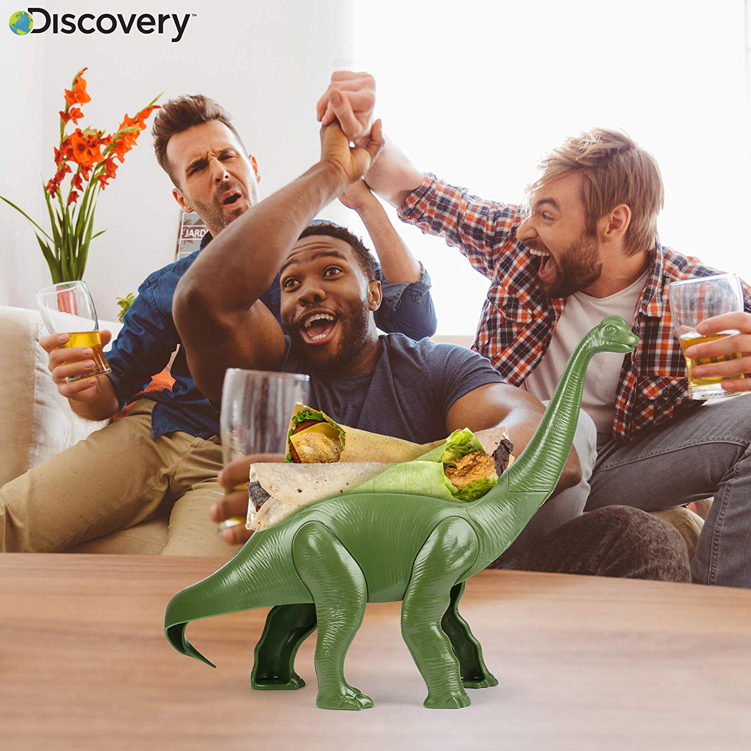 thumbnail image 2 of Funny Camping Cooking Accessory Dinosaur Hot Dog Holder For Grill - Funny Hot Dog Roller For Outdoor Cooking & Camping Camping Cooking Gear 2 of 12