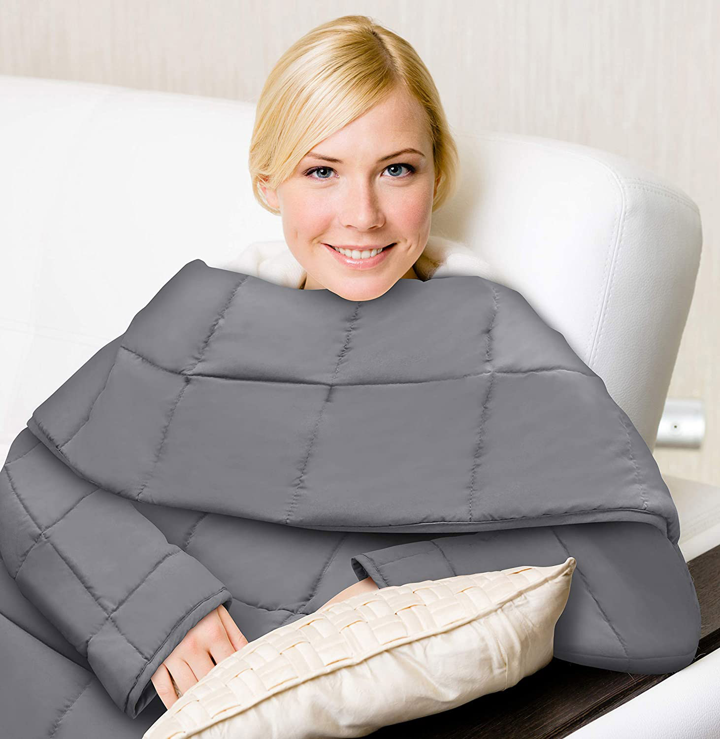 Weighted Blanket With Sleeves