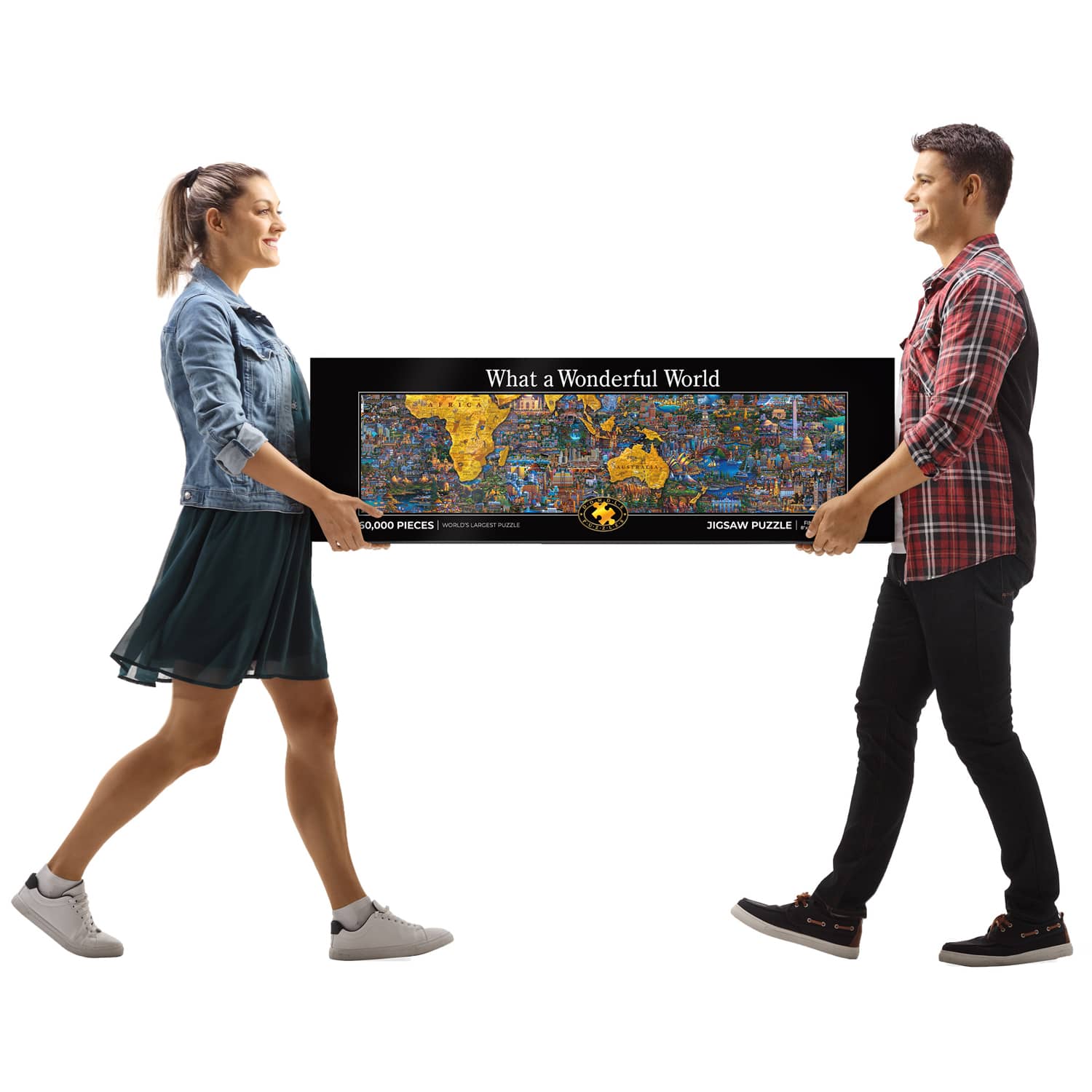The World's Largest Jigsaw Puzzle 60,000 Pieces and 29 Feet Long