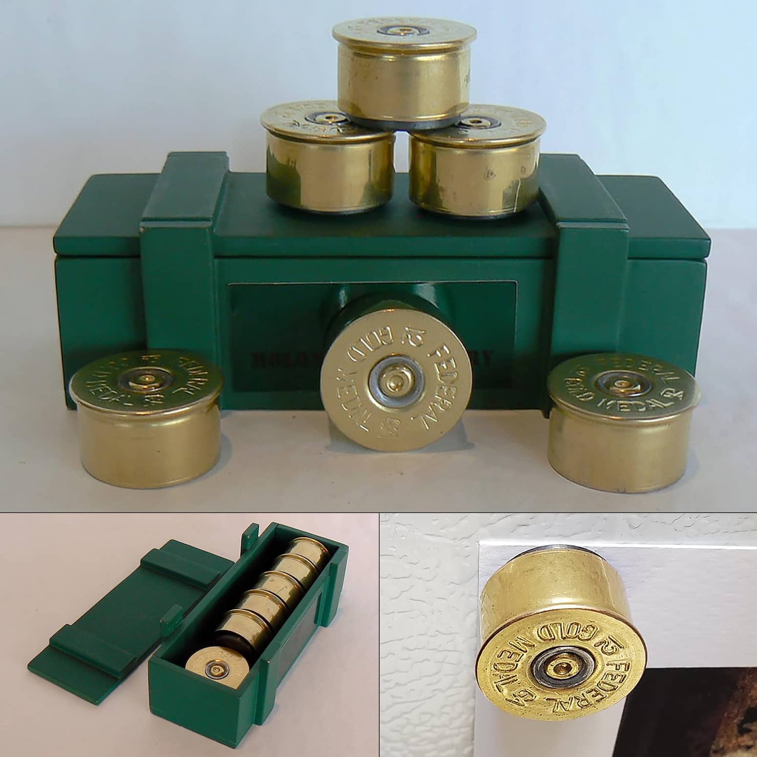 12 Gauge Shotgun Shell Magnets For Your Fridge or Gun Safe