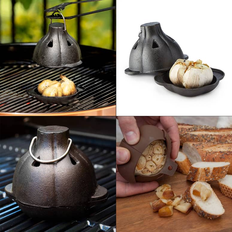 Cast Iron Garlic Roaster The Green Head