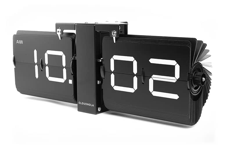 Cloudnola Flipping Out Mechanical Digital Flip Clock