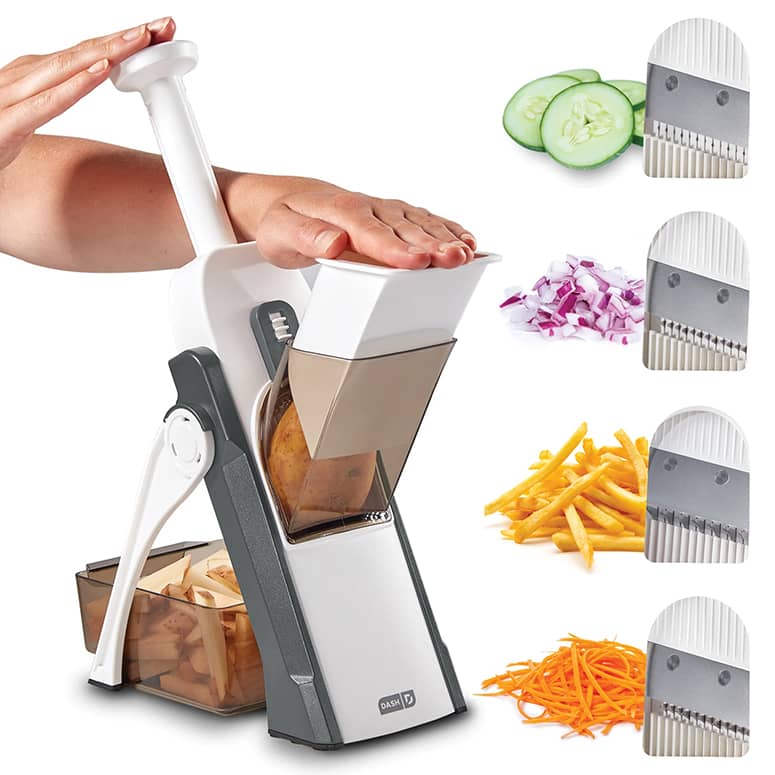 Dash Safe Slice Vertical Mandoline The Green Head