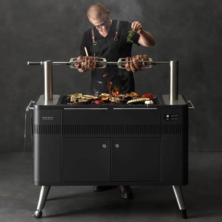 Everdure Hub Grill II Quick Start Open Charcoal Grill / Adjustable