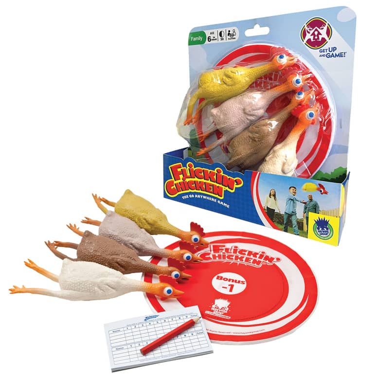 Flickin' Chicken Rubber Chicken Tossing Game The Green Head