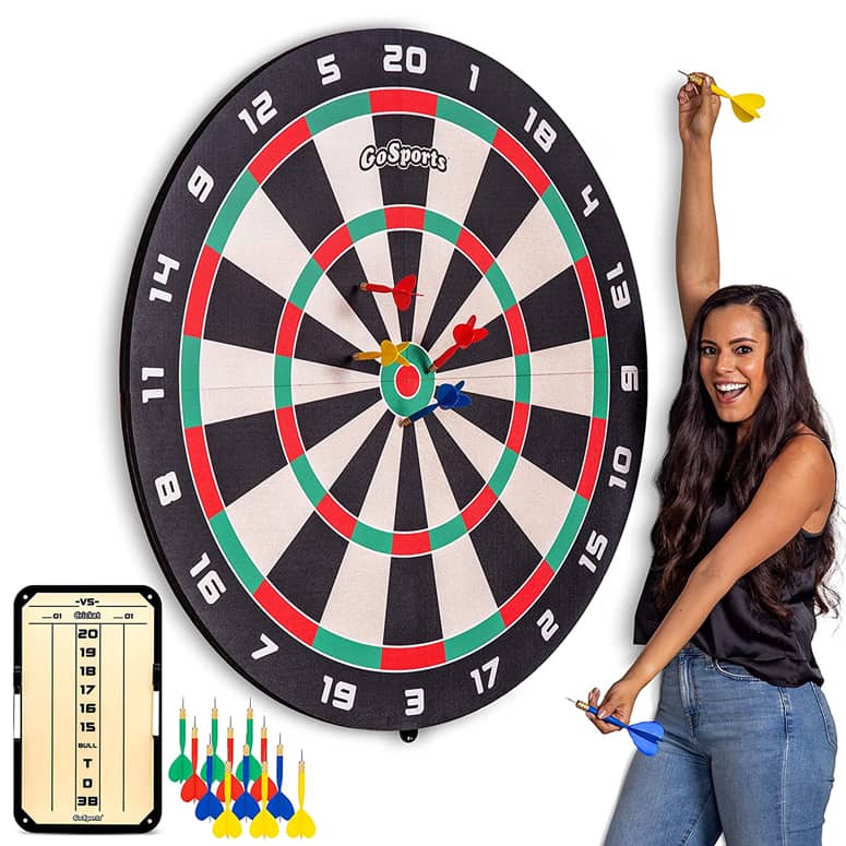 Giant 4 Ft Cork Dartboard The Green Head