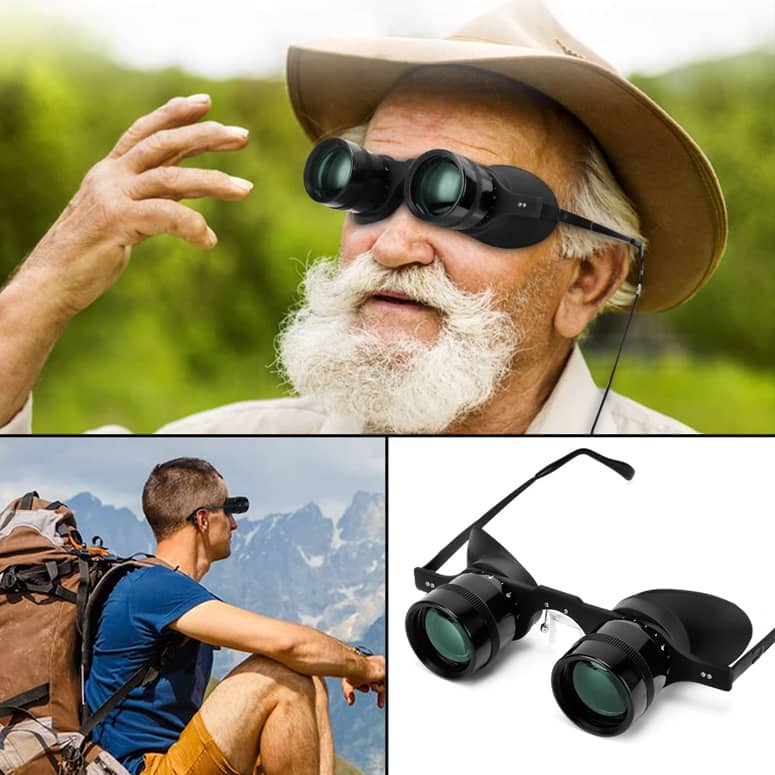 HandsFree Binocular Glasses The Green Head