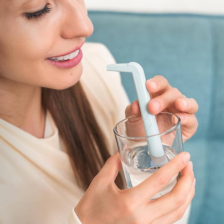 HiccAway Hiccup Straw Stops Hiccups Fast and Naturally The Green Head