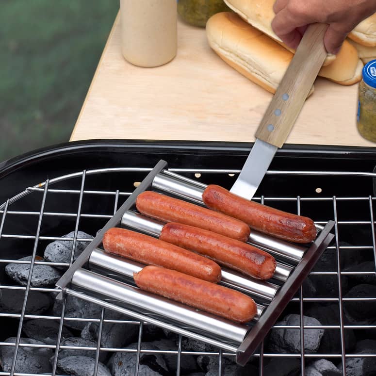 Jim Beam BBQ Hot Dog Roller The Green Head