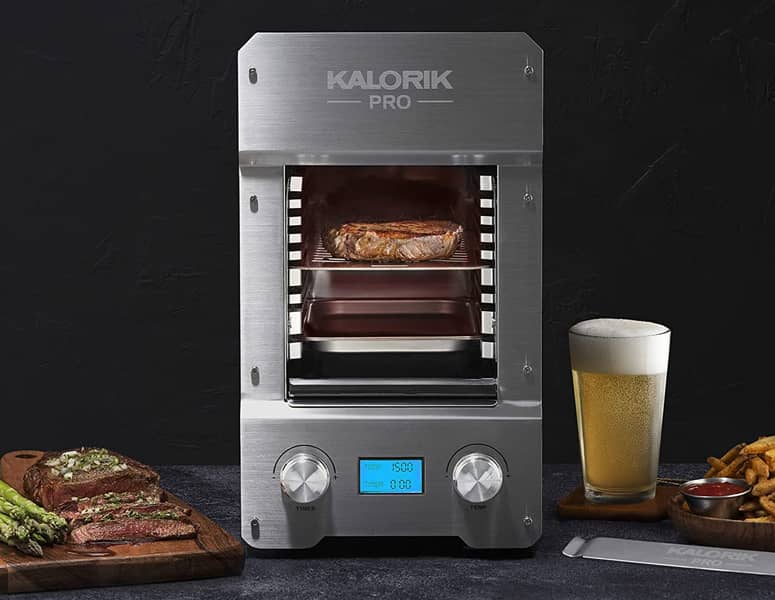 Kalorik Pro 1500 Degree Smokeless, Electric Indoor Steak Grill The