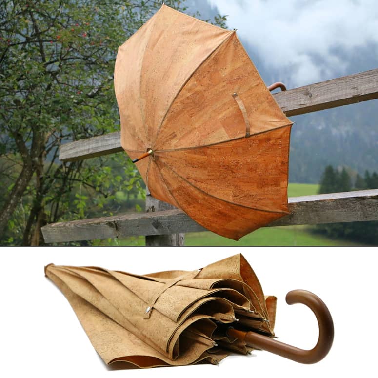 Natural Cork Umbrella The Green Head