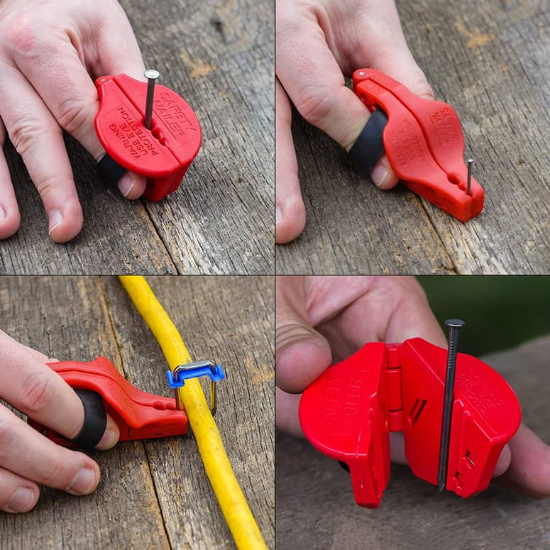 Safety Nailer Nail, Screw, and Staple Holder The Green Head