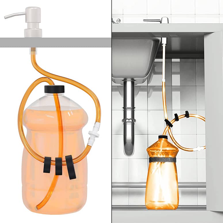 Soap Dispenser Extension Tube Kit No More Difficult Refills! The