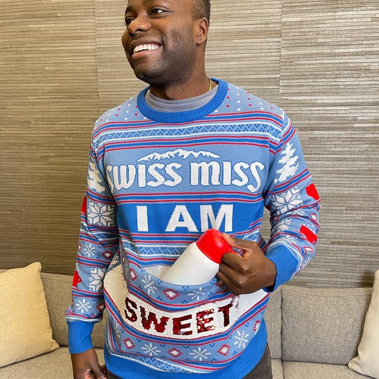 Heavy Metal Christmas Sweater Funny Ugly Christmas Sweater