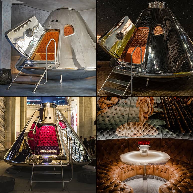 Timothy Oulton Apollo Command Module / Luxury Private VIP Lounge Pod ...