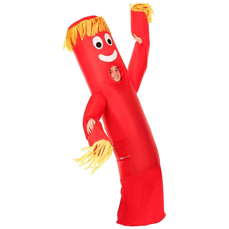 Wacky Waving Inflatable Arm Flailing Tube Man Costume The Green Head