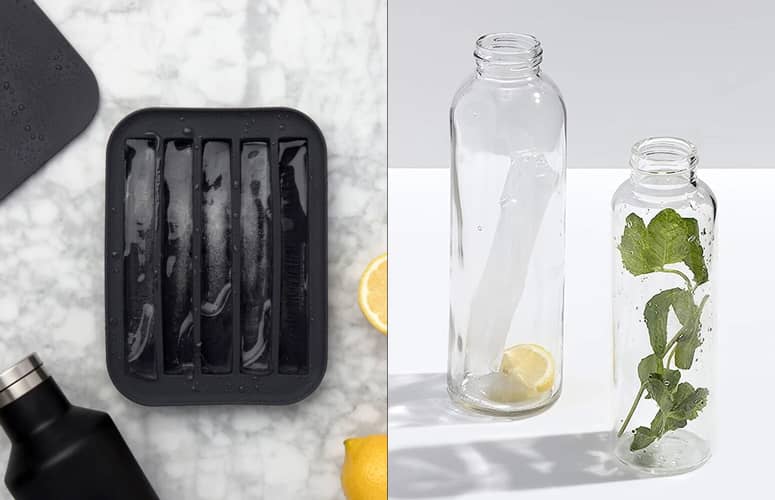 Vin Bouquet - Set Secchiello Trasparente Per 1 Bottiglia + Supporto In Acciaio Inox, Per Raffreddare Vino E Champagne - 4