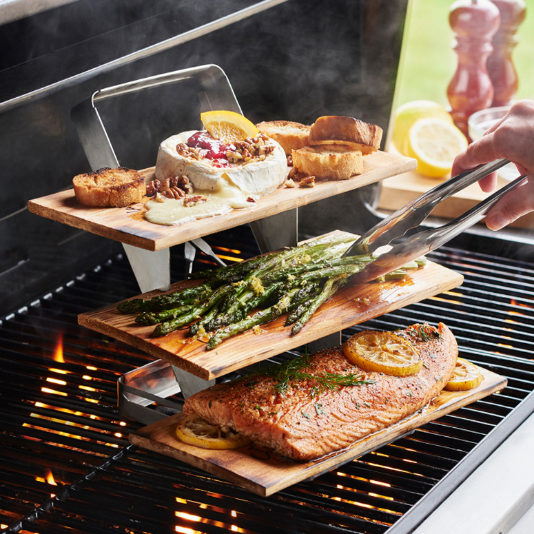 3-Tier Cedar Plank Holder