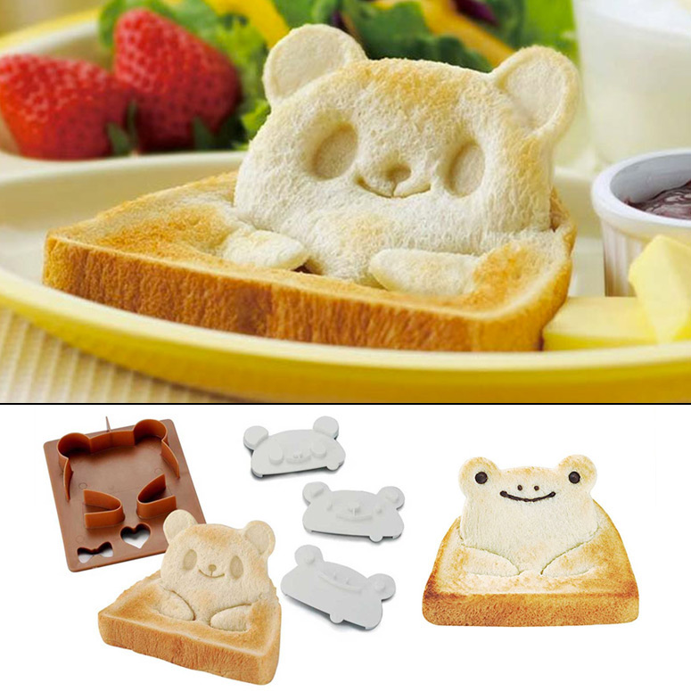 3D Panda / Bear / Frog Sandwich Cutter