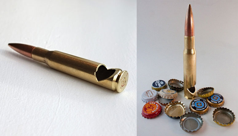 50 Caliber Bullet Bottle Opener