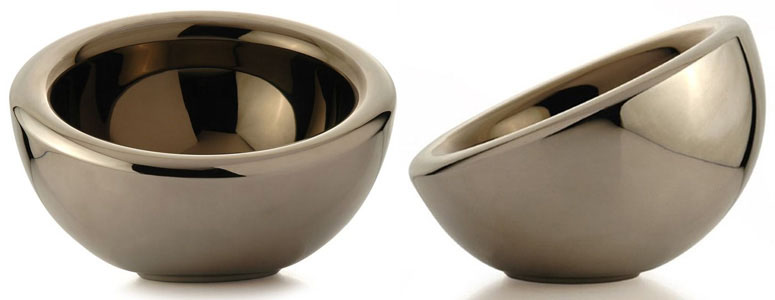 Achille Tilted Stainless Steel Candy Bowl