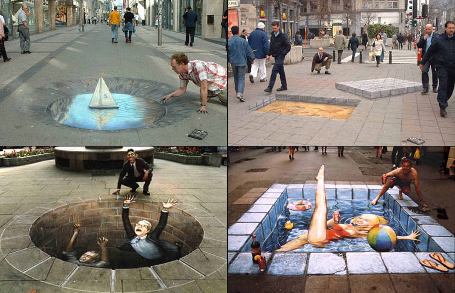 Amazing Sidewalk Art by Julian Beever