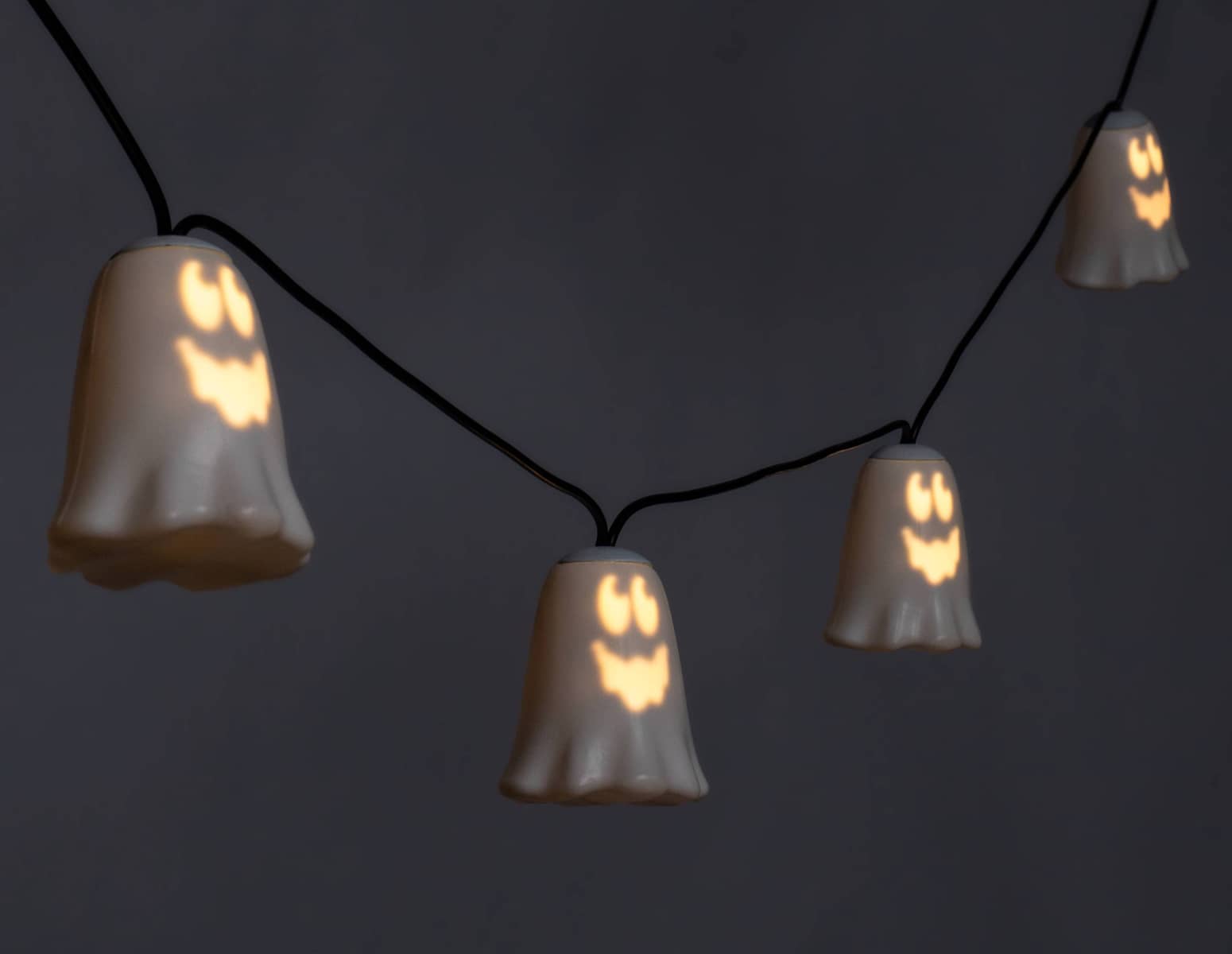 Animated Singing Ghosts LED Halloween String Lights