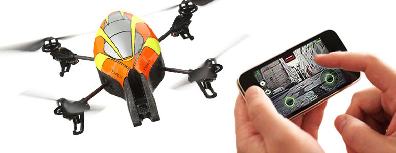 AR.Drone Quadricopter - Augmented Reality Flying Machine