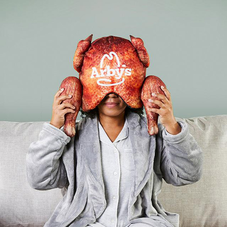 Arby's Deep Fried Turkey Pillow / Sleep Mask