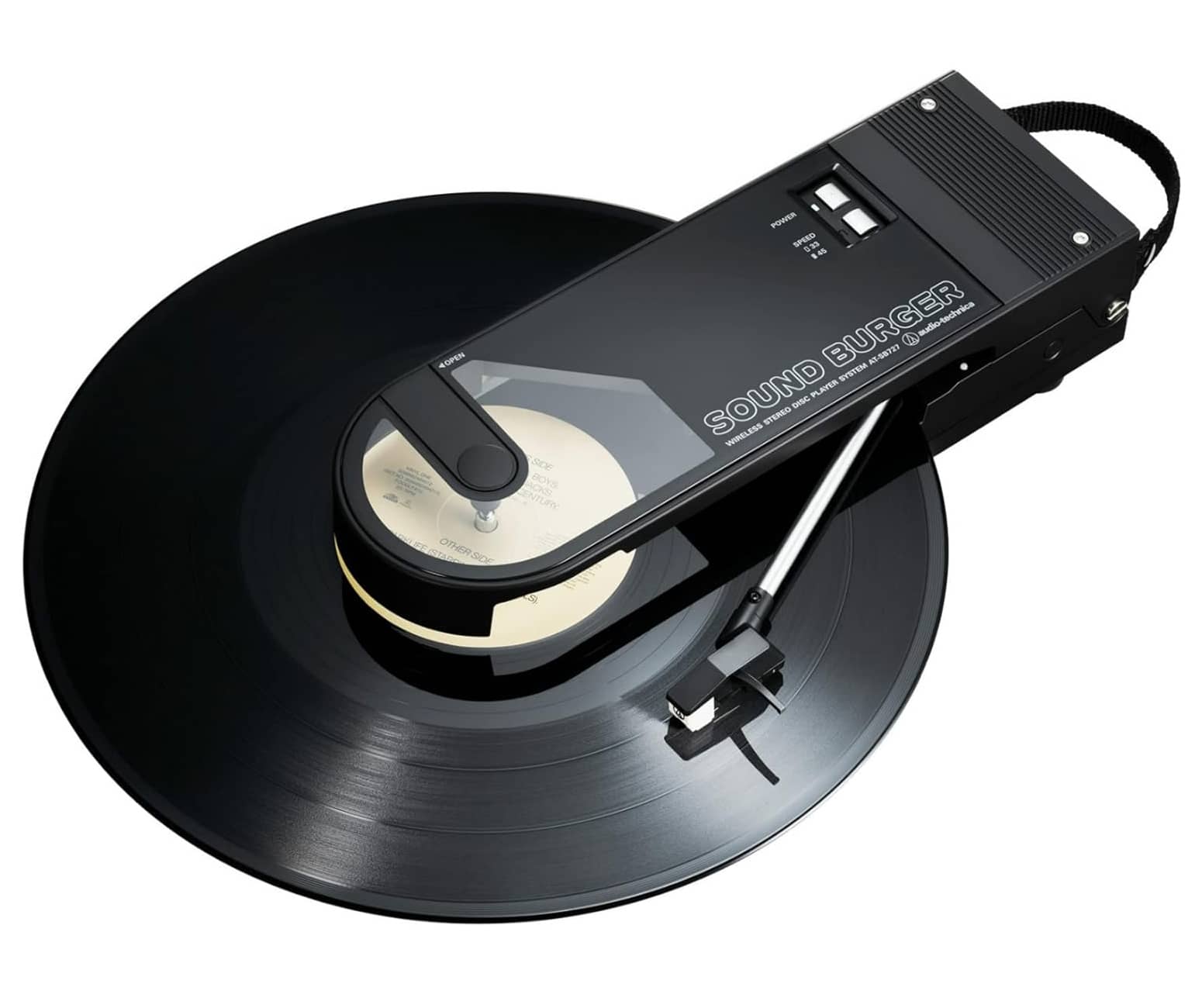 Audio-Technica Sound Burger - Retro Bluetooth Portable Turntable