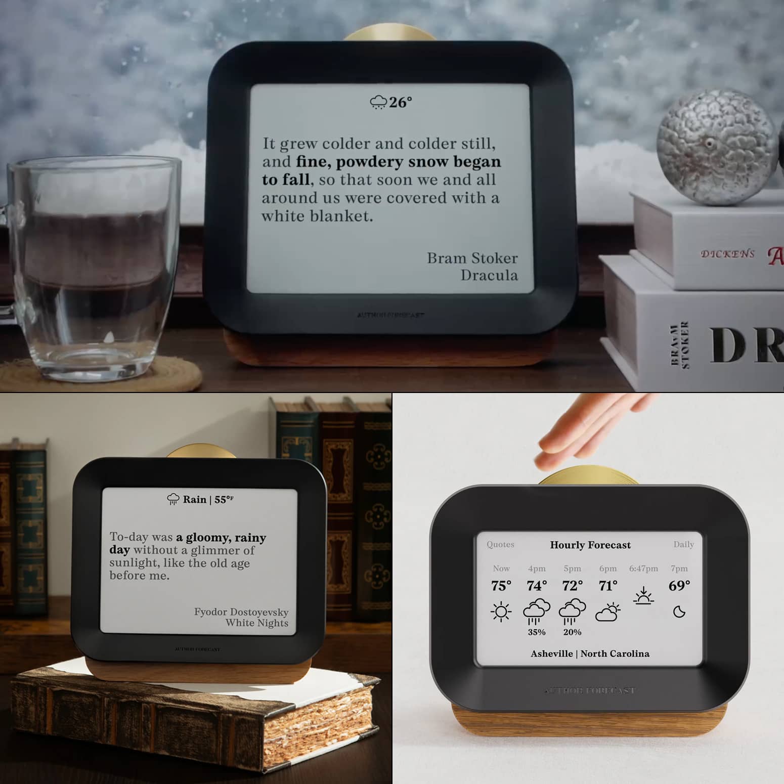 Author Forecast - Weather Told Through Atmospheric Quotes From Books