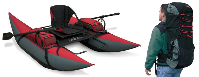 Inflatable Backpack Pontoon Boat