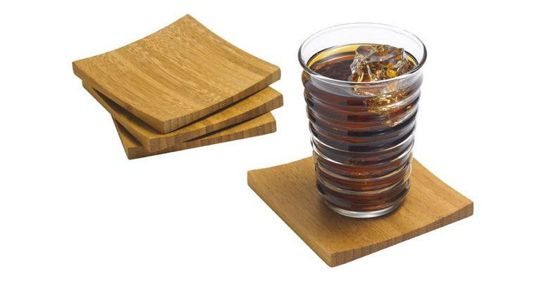 Concave Bamboo Coasters