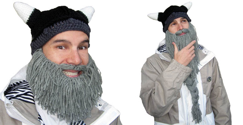 Barbarian Beard Head Winter Caps