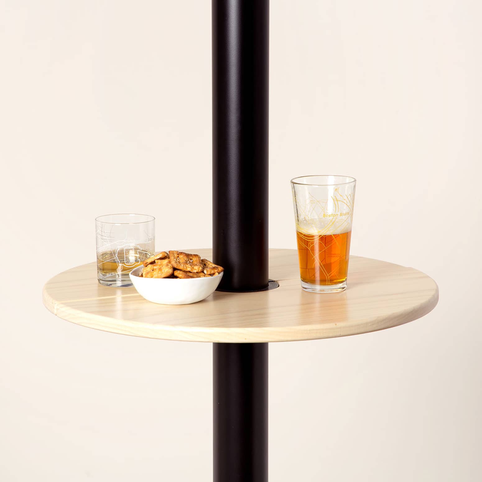 Basement Pole Bar Table