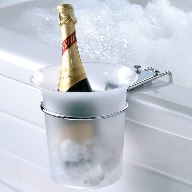 bathtub champagne bucket