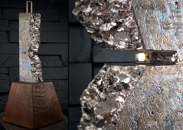 Bismuth Maglev Sculpture