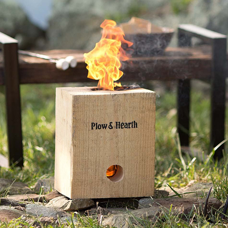 BlazingBlock - Portable Self-Contained Wood Bonfire