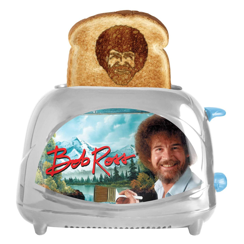 Bob Ross Toaster - Toasts His Face Onto Your Toast