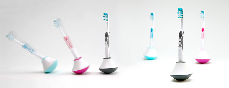 Bobble Brush - Wobbling Toothbrush Stand