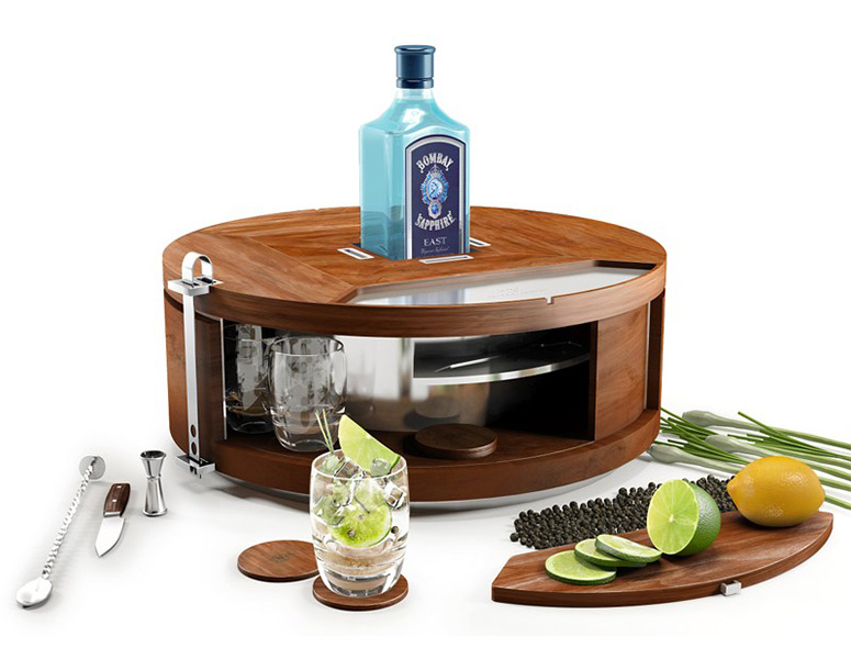 Bombay Sapphire East Gin Wheel