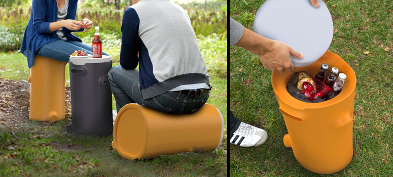 Bonfi - Outdoor Storage Chair / Table / Cooler / Log