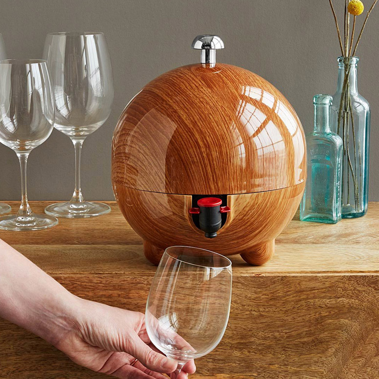Boxed Wine Dispensing Sphere