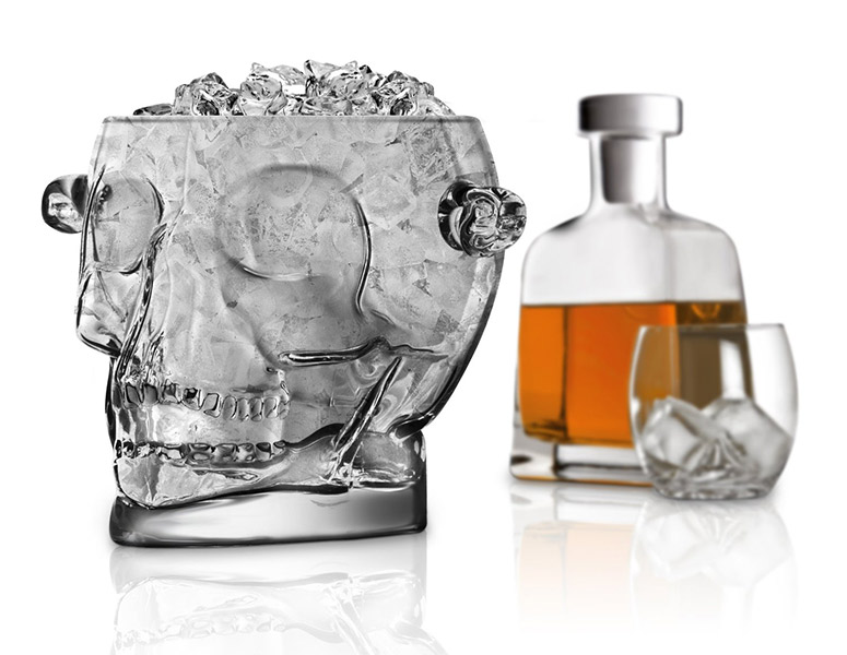 Brainfreeze - Glass Skull Ice Bucket