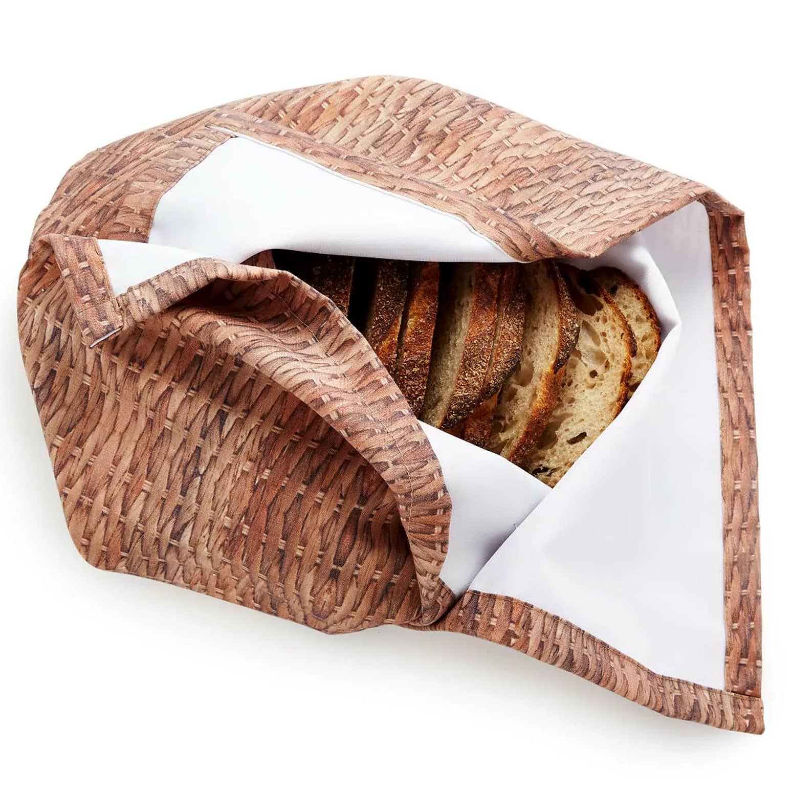Bread Basket Warming Blanket With Flaxseed-Filled Heat Pack