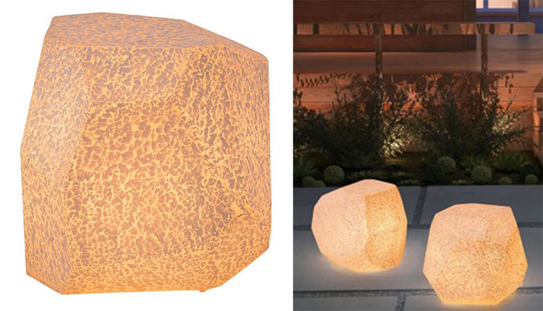 Bright Rock Illuminated Stool