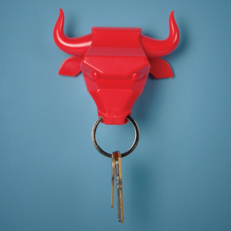 Bull Nose Magnetized Keyring Holder