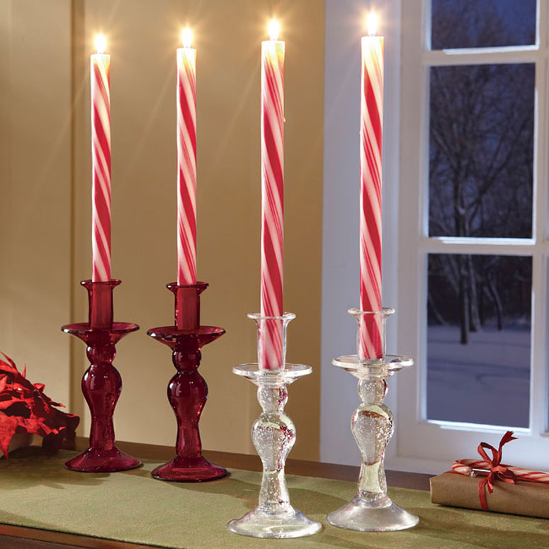 Candy Cane Candles The Green Head