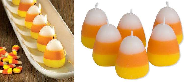 Candy Corn Scented Candles